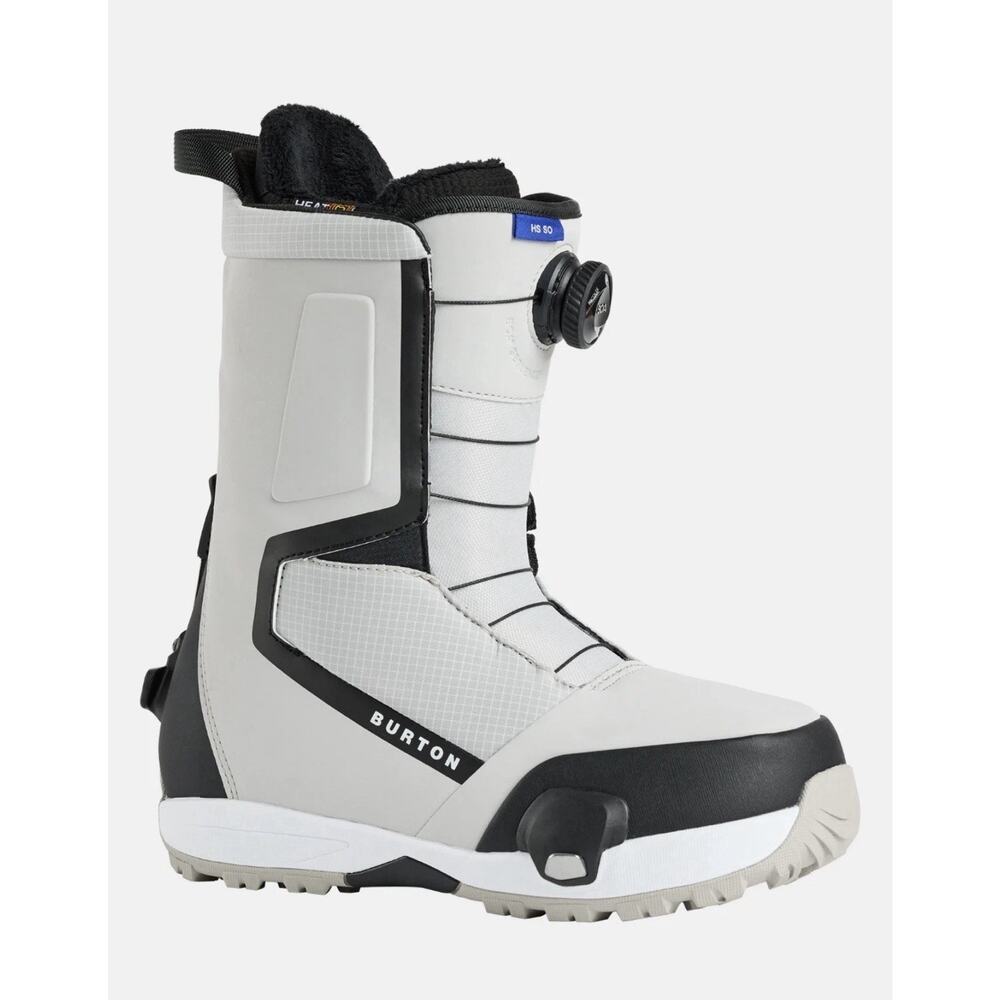 Men's BURTON Highshot Step On Snowboard Boots GRAY CLOUD Size 8.5